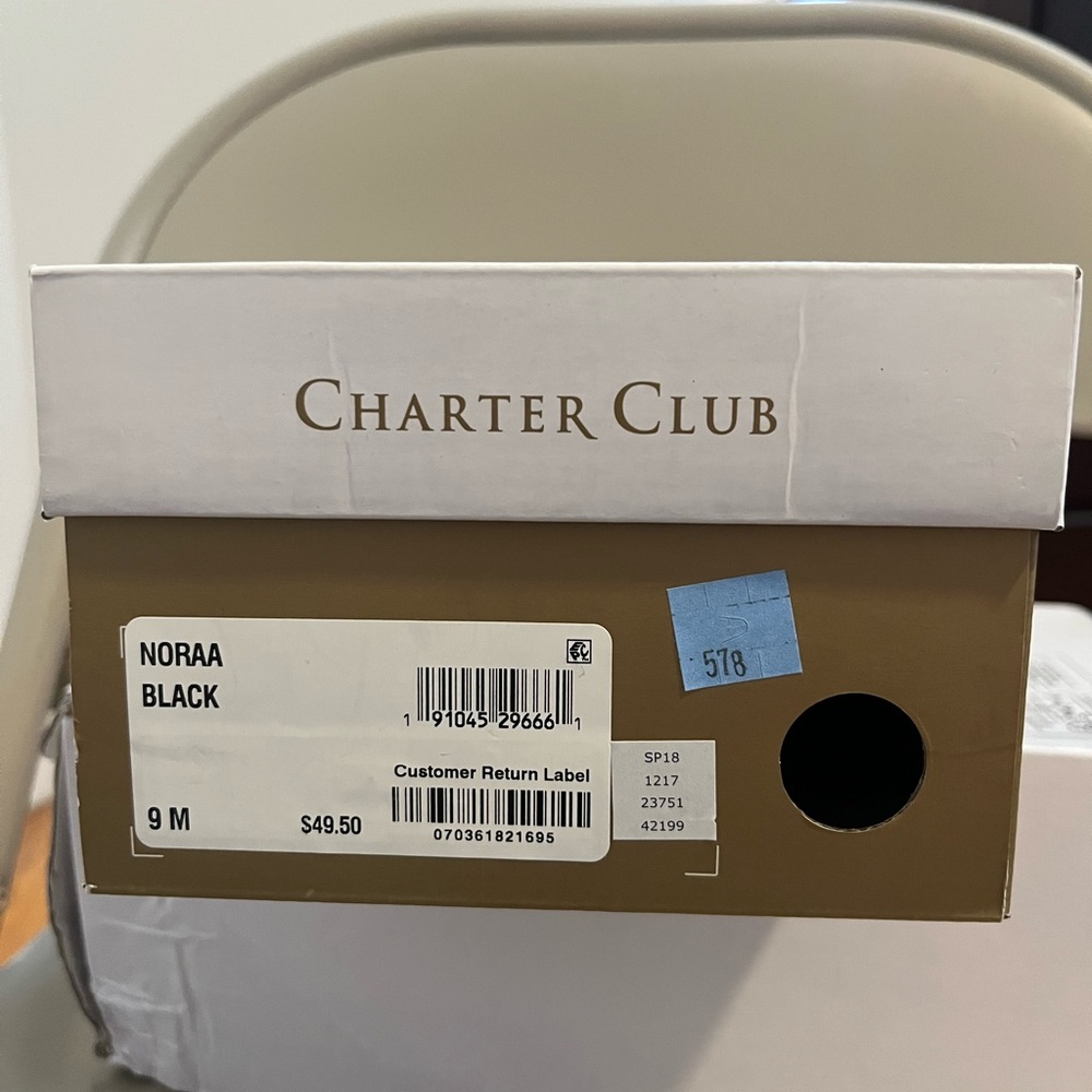 Charter Club Black Noraa Shoes